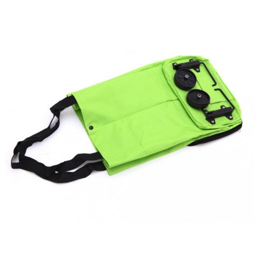 Összecsukható, kerekes bevásárló táska