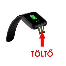 Y68 okosóra ezüst-fekete színben - Tarts lépést ezzel az okosórával!