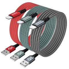 NIBIKIA iPhone töltőkábel csomag - 3 db