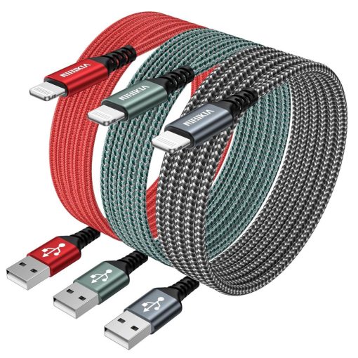 NIBIKIA iPhone töltőkábel csomag - 3 db