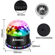 Solmore LED Disco Ball – RGB Party Fény Távirányítóval
