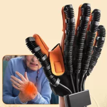 Rehabilitációs robotkesztyű – jobb kézre, fejlett ujjtréninggel és bionikus mozgástámogatással - S méret