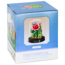 Balody Mini Blocks – Virágzó Kaktusz Üvegbúrában (615db-os készlet)