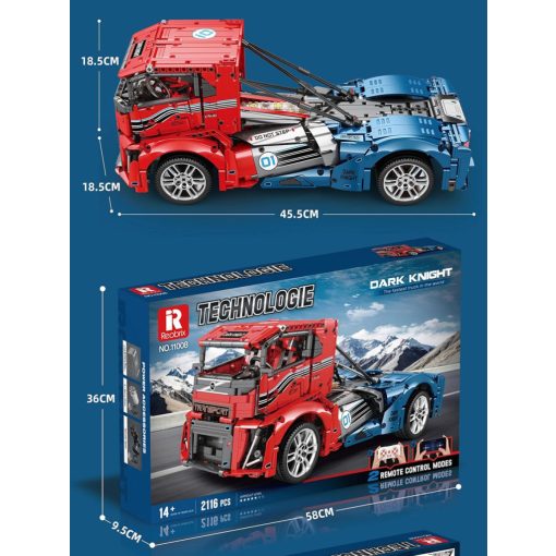 Reobrix Iron Knight kamion építőkészlet 2 távirányítóval