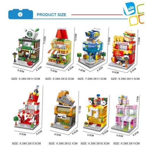 Lele Brother Városi Bevásárlóutca Szett