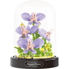   Balody Mini Blocks – Orchidea üvegbúrában (374 db-os készlet)