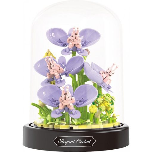 Balody Mini Blocks – Orchidea üvegbúrában (374 db-os készlet)