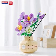 Balody Viola – Mini Blocks Virágváza Építőjáték (539 db) - Aromaterápiás Funkció