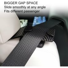 2 db Hátsó Biztonsági Öv Vezető (Carbon Seat Belt Guide) – Tesla Model Y 2021–2023