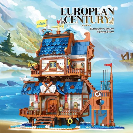 Reobrix Középkori halászház építőkészlet (2450 darabos)