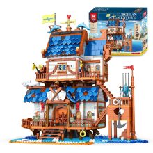 Reobrix Középkori halászház építőkészlet (2450 darabos)