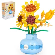 Balody Napraforgó – Mini Blocks Virágváza Építőjáték (559 db) - Aromaterápiás Funkció