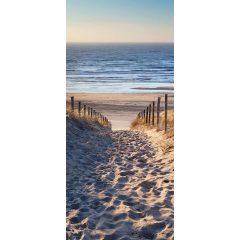   VIRANDA 3D Öntapadós Ajtómatrica – Tengerpart (77 × 200 cm) – PVC, Vízhatlan, Dekoráció