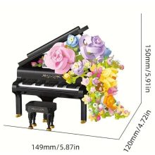 Balody Mini Zongora és Virágcsokor Építőkészlet – 841 db