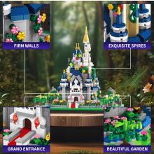 Balody Álomvár építőkocka játékkészlet – 1165 db Mikrotégla, Mini Architecture modell