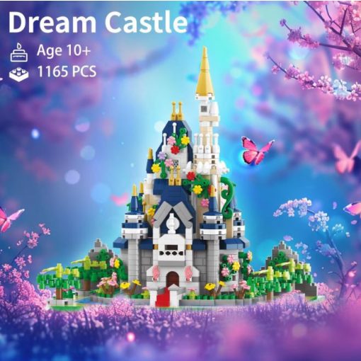 Balody Álomvár építőkocka játékkészlet – 1165 db Mikrotégla, Mini Architecture modell