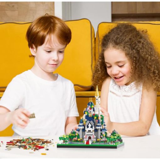 Balody Álomvár építőkocka játékkészlet – 1165 db Mikrotégla, Mini Architecture modell