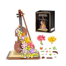 Építőkészlet, hegedűmodell, 950 darabos, 14 éves kortól