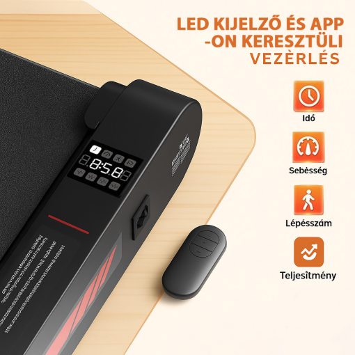 Sperax Rezgő Funkciós Sétapad – Bluetooth, APP, Távirányító – 0,3–6 km/h