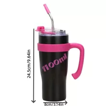 Rózsaszín Rozsdamentes Acél Kulacs (CY-069) 1100 ml 