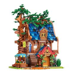   Reobrix 66008 Tree House – Középkori városi lombház építőkészlet (2566 db)