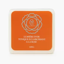 Savon Lumière d’Or – Bőrvilágosító és Tonizáló Rózsaszappan (120 g)