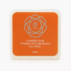   Savon Lumière d’Or – Bőrvilágosító és Tonizáló Rózsaszappan (120 g)