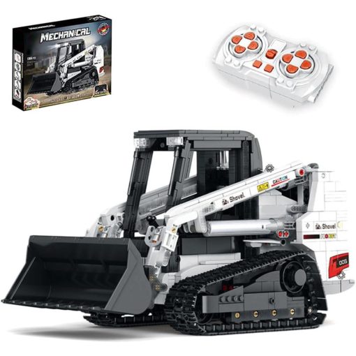 Reobrix Távirányítós lánctalpas markoló építőjáték – 1366 darabos készlet