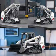 Reobrix Távirányítós lánctalpas markoló építőjáték – 1366 darabos készlet