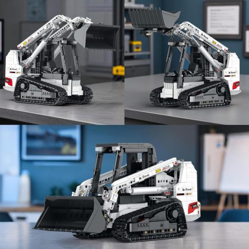 Reobrix Távirányítós lánctalpas markoló építőjáték – 1366 darabos készlet