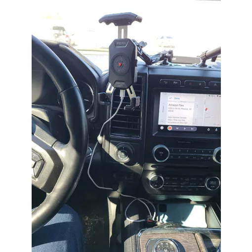 iMESTOU lopásbiztos motoros telefontartó – alumínium, 1" golyós rögzítéssel