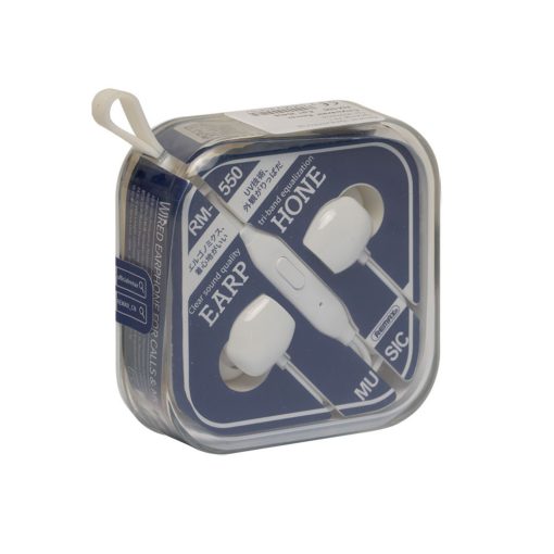 Remax RM-550 vezetékes fülhallgató mikrofonnal