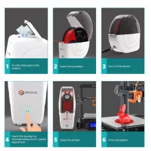 ERYONE Snail M2 3D nyomtató filament szárító doboz – fűtéses, ventilátoros