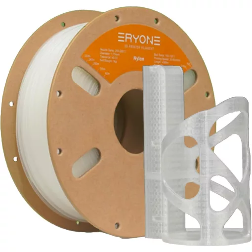 ERYONE Nylon Átetsző (Transparent) 3D nyomtató filament – 1,75 mm ±0,03 mm (1 kg)