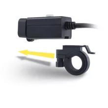 iMESTOU Motoros USB Töltő – 5V 2.1A, vízálló, dupla USB, kapcsolóval és biztosítékkal (12V/24V)