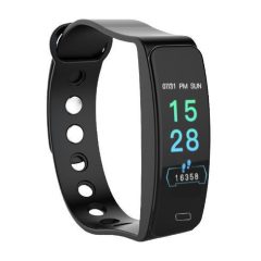   B1 fekete okoskarkötő - Masszív de elegáns külső,egészségügyi monitorozás,értesítések,sportmód.