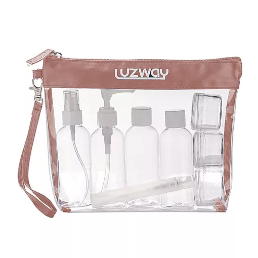 Luzway Repülős Utazószett (9 darabos) rózsaszín-mályva