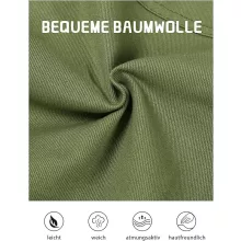 NATUST unisex cargo nadrág – pamut szabadidőnadrág gumis derékkal - (170–176 cm)