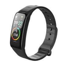 B1 fekete okoskarkötő - Masszív de elegáns külső,egészségügyi monitorozás,értesítések,sportmód.