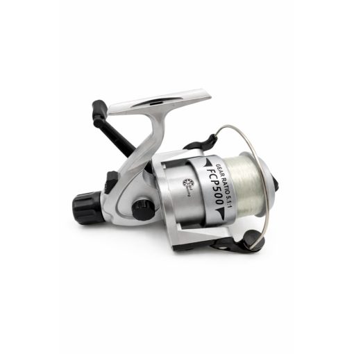  FCP SilverBow 500 Horgász Orsó – Hátsófékes, 3 Csapágyas, Long Cast Dobbal monofil zsinorral töltve