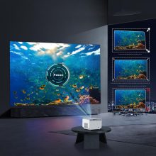 FunFlix A1 Okos Projektor – 1080P, 4K támogatás, Android TV, WiFi 6, Bluetooth 5.2