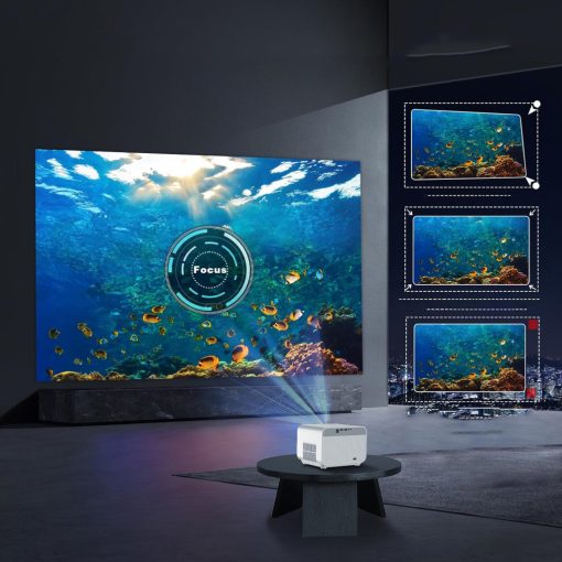 FunFlix A1 Okos Projektor – 1080P, 4K támogatás, Android TV, WiFi 6, Bluetooth 5.2