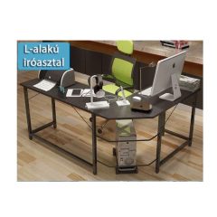 L alakú számítógépes irodai asztal