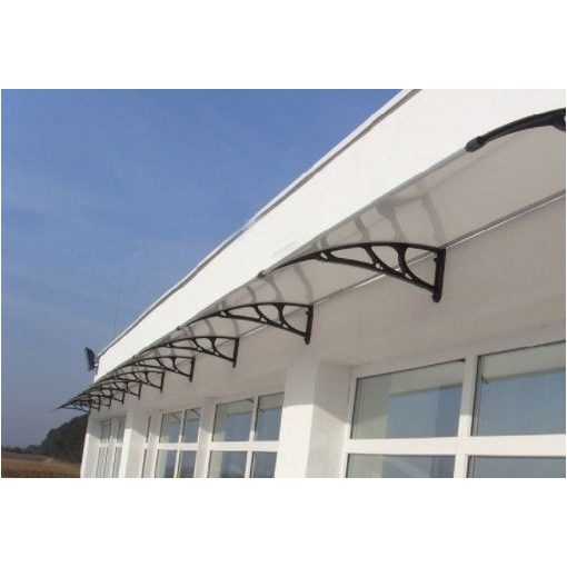 Plexiflex Előtető 100cm*60cm Fekete