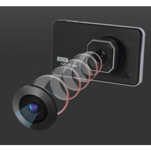 Alphaone C800A érintőkijelzős 4 inch-es autós kamera