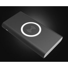Qi Powerbank - 10000 mAh - Fekete