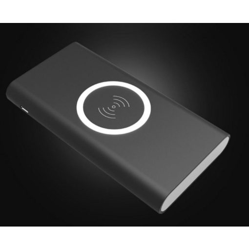 Qi Powerbank - 10000 mAh - Fekete