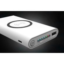 Qi Powerbank - 10000 mAh - Fehér