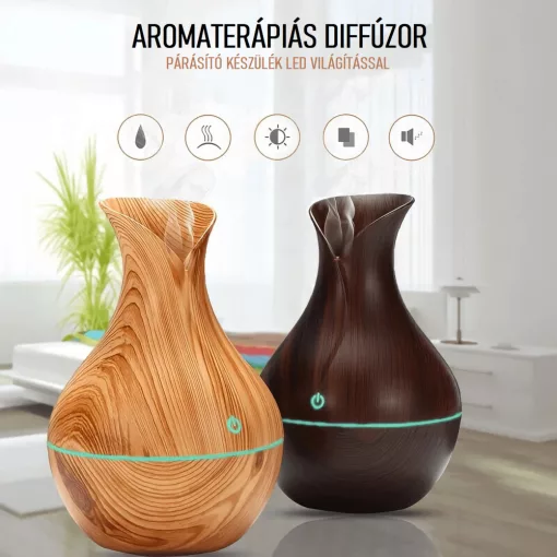 Fa hatású aromaterápiás párologtató