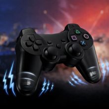 PS3 kompatibilis vezeték nélküli kontroller 2 db, fehér-fekete